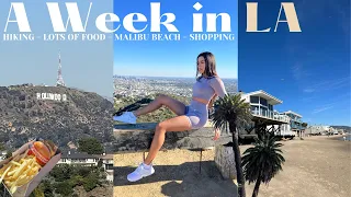 A WEEK IN LA {Travel Vlog 2022} hiking, best LA food, Malibu, Shopping, things to do in LA + more ✨