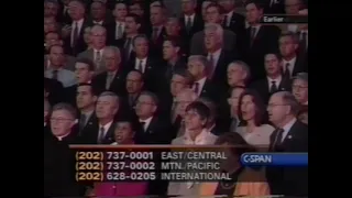 Lawmakers Sing "God Bless America" (9/11/01)