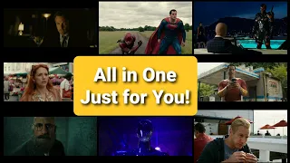 All DCEU movie credits scenes ever!!