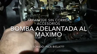 Avance bomba inyección