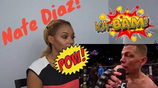 Clueless new mma fan reacts to The Best Of Nate Diaz,
