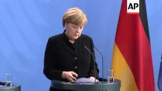 Merkel says further sanctions against Russia cannot be ruled out