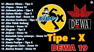 TIPE-X ~ DEWA || KOMPILASI TERBAIK ROCK BAND INDONESIA HITS 90AN 🎶