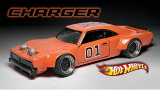 Dodge Charger General Lee Wide Fenders Hotwheels / KETZAL08