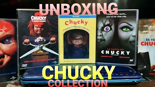 RETRO UNBOXING CHUCKY 7 MOVIE COLLECTION BLU-RAY + MENU