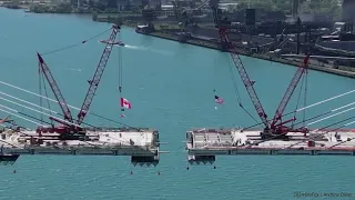 Windsor Waterfront Bridges, Waterfront and Boats