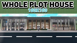 BUILDING A HOUSE THAT COVERS THE WHOLE PLOT IN BLOXBURG