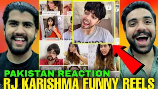 Pakistani Reacts on Rj Karishma Funny Reel Videos | Hashmi Reaction