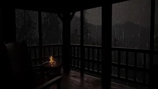Relaxing Rain | Beat Insomnia With This Surprising Technique: Rain Sound Therapy On Balcony