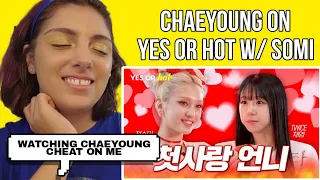 Yes or hot 🌶️ | Was Chaeyoung relieved when Somi didn’t get into TWICE? | TWICE REACTION