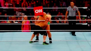 Trump Cena Vs CNN meme