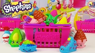 Шопкинс - обзор игрового набора. Корзиночки с сюрпризами, фигурки / Shopkins Series 2 Playset Moose