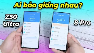 So sánh Red Magic 8 Pro Vs Nubia Z50 Ultra: Màn hình, hiệu năng, camera khác biệt!