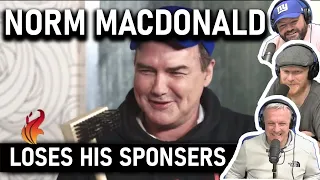 Norm Macdonald Loses His Sponsors REACTION!! | OFFICE BLOKES REACT!!