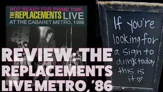 REVIEW: Replacements @ Cabaret Metro '86 RSD Release + 'Mats Tribute Band #thereplacements