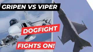 F-16C vs Gripen dogfight (DCS) Which is best? Fighter pilot explains.