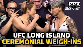 UFC Long Island Staredowns: Brian Ortega, Yair Rodriguez Highlight Ceremonial Weigh-Ins