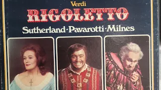 1973 Rel. Verdi Opera Rigoletto Side3 Luciano Pavarotti Sherrill Milnes Joan Sutherland 베르디오페라리골레토3면