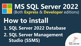 How To Download & Install Microsoft SQL Server 2022 & SQL Server Management Studio (For Free!)