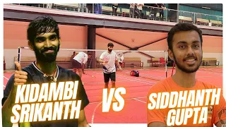 KIDAMBI SRIKANTH VS SIDDHANTH GUPTA:ASIAN GAMES 2023 SELECTION TRIALS