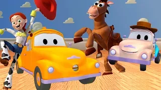 Lakiernia Toma Holownika: Mały Tom jako Chudy z Toy Story | Bajki o samochodach dla dziec