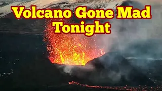 Iceland Update: Volcano Gone Mad Tonight, KayOne Crater In Svartsengi Volcanic System