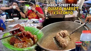 Manila Street Food | Walastik GOTO Laman Loob ng BAKA in Quiapo Market & Ugbo Tondo (HD)