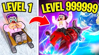 Can We Go MAX LEVEL In ROBLOX SLED SIMULATOR!? (EXPENSIVE ITEMS REVEALED!)