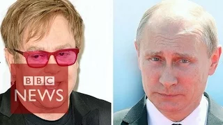 Elton John 'to meet President Putin' to discuss LGBT rights - BBC News
