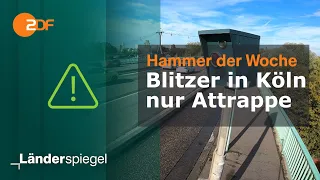 Blitzer in Köln nur Attrappe | Hammer der Woche vom 21.10.23 | ZDF