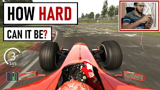 How to drive an F1 car in the Nürburgring | Smartphone as steering wheel