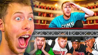 CALFREEZY Reacts To SIDEMEN HIDE & SEEK IN ROYAL ALBERT HALL