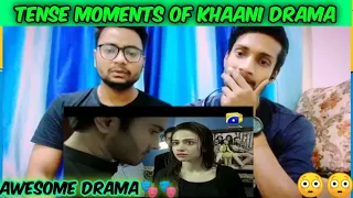 Indians Reaction To Khaani Drama Best Scenes | Feroz Khan | Pakistani Drama | Tense Moments |