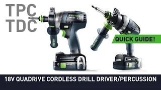 TPC - TDC Quadrive cordles drill driver / percussion