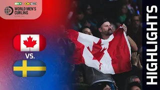 CANADA v SWEDEN - Qualification Game - BKT Tires & OK Tire World Men's Curling Championship 2023