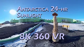 Antarctica 24hr Sunlight VR 8K