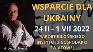 Wsparcie dla Ukrainy (24 II-1VII 2022). Raport Kilońskiego Instytutu Gospodarki Światowej | Odc. 549