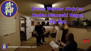 Ninjutsu, 3rd Kyu, part 90 - Kuden (Ganseki Nage)