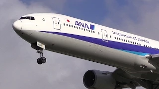 All Nippon Airways Boeing 777 JA752A Naha Airport landing 那覇空港 着陸