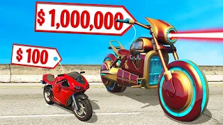 CHEAPEST vs. MOST EXPENSIVE BIKE CHALLENGE In GTA 5...