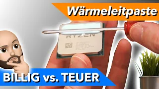 Reicht billige CPU Wärmeleitpaste ? - 5 Pasten im TEST / VERGLEICH