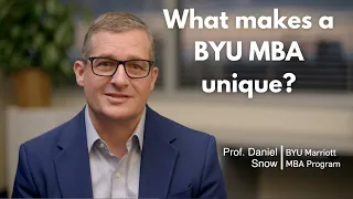 BYU Marriott MBA - A Transformational Experience