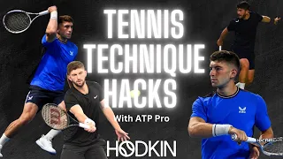 Tennis technique hacks (with ATP PRO)