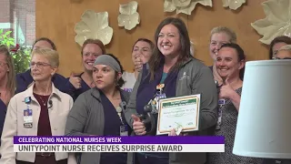 National Nurses Week 2024: Iowa oncology nurse receives surprise award