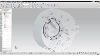 Siemens PLM NX - Hydraulic Chuck Design #2