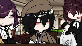 [ Poe brings Ranpo some snacks ] || RANPOE FLUFF POST || LAZY AND CRINGE || ✮