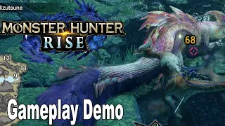 Monster Hunter Rise - Gameplay Demo No Commentary [HD 1080P]