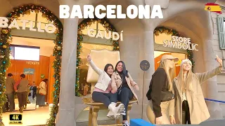 Barcelona Walking Tour 4k ultra hd 60fps