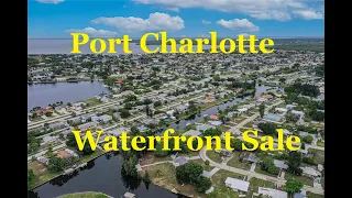 PORT CHARLOTTE FLORIDA WATERFRONT HOME WITH ACCESS TO PORT CHARLOTTE HARBOR AND GULF OF MEXICO