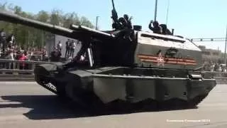 Военная техника. Возвращение с Парада Победы 9 Мая 2014 г. Ч.1